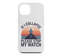 Custodia per iPhone 13 Divertente correre se collasso, per favore fermate il mio orologio Runner Men
