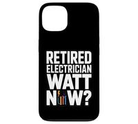 Custodia per iPhone 13 Divertente elettricista in pensione Watt Now Pensione