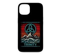 Custodia per iPhone 13 Divertente nodo Trinity per gli amanti della natura mistica