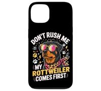 Custodia per iPhone 13 Don't Rush Me My Rottweiler Comes First