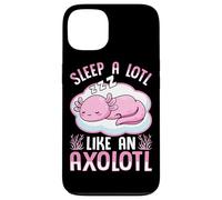 Custodia per iPhone 13 Dormi un sacco come un axolotl