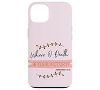 Custodia per iPhone 13 Dove O morte è la tua vittoria? Corinzi 15:55 Pasqua