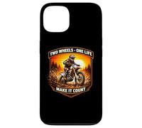 Custodia per iPhone 13 Due ruote One Life Make It Count Dirt Bike Rider Moto