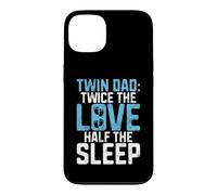 Custodia per iPhone 13 Due volte l'amore metà del sonno Twin Dad