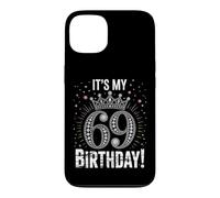 Custodia per iPhone 13 È il mio 69° compleanno regali per uomini donne 69 anni