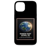 Custodia per iPhone 13 Earth Day Aprile 22 Vintage Globe Design Protect Our Planet