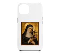 Custodia per iPhone 13 Elegante icona cattolica di Santa Rita