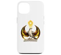 Custodia per iPhone 13 Emblema della resistenza del tordo dell'Arkansas