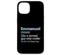 Custodia per iPhone 13 Emmanuel come un ragazzo normale solo più cool leggenda re prima