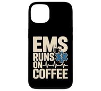 Custodia per iPhone 13 EMS gira sul medico paramedico EMT del caffè