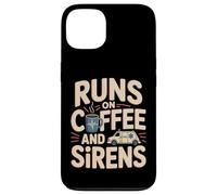 Custodia per iPhone 13 EMS paramedico corre sul caffè e sull'umorismo delle sirene