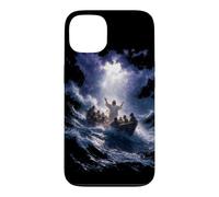 Custodia per iPhone 13 Epic Bible Story Christian Graphic - Jesus Calming The Storm