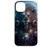 Custodia per iPhone 13 Epico Leone il segno zodiacale della forza
