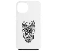 Custodia per iPhone 13 Equipaggio di ali graffiti stile Shaolin stile Urban Warrior Hip Hop