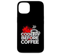 Custodia per iPhone 13 ER Nurse Code 99 Before Coffee Medical Humor
