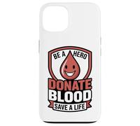 Custodia per iPhone 13 Eroe dona sangue Save A Life Donatore Sostegno