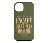 Custodia per iPhone 13 Escape Squad Escape Room Puzzle Lover Porta chiusa