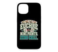 Custodia per iPhone 13 Euchre Gioco di Carte Euchre Nine Points Zero Chill, Giocatore di Carte