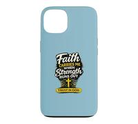Custodia per iPhone 13 Faith Carries Me When Strength Runs Out Design Christian