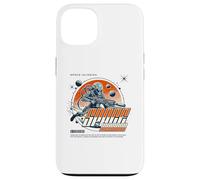 Custodia per iPhone 13 Fantascienza Space Invasion Alien Warrior Future Battle