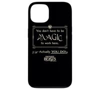 Custodia per iPhone 13 Fantastic Beasts and Where to Find Them Magic To Work Here