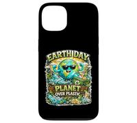 Custodia per iPhone 13 Fantastico messaggio ecologico per la Giornata della Terra per il pianeta sulla plastica