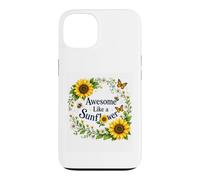 Custodia per iPhone 13 Fantastico tema floreale ispiratore come un girasole