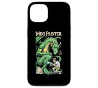 Custodia per iPhone 13 Fantasy Miniature Painter Drago Divertente Aerografo Pittura RPG