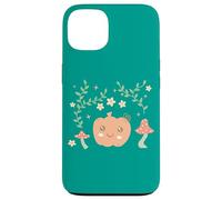 Custodia per iPhone 13 Farmcore Mushroom Cute Pastel Pumpkin Cottagecore Aesthetic