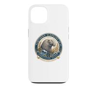 Custodia per iPhone 13 Fauna selvatica della migrazione delle foche dell'elefante sett