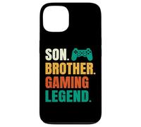 Custodia per iPhone 13 Figlio Fratello Gaming Leggenda Video Gamer Tween Adolescente Ragazzi