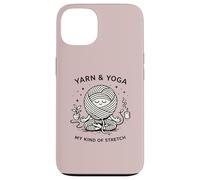 Custodia per iPhone 13 Filato e yoga My Kind of Stretch Knitter Hobby Craft Humor