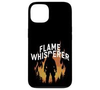 Custodia per iPhone 13 Fireman Wildfires Flame Whisperer Citazione Wildland Firefighter