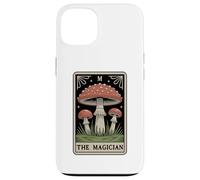 Custodia per iPhone 13 Fly Agaric Amanita Muscaria Fungo Il Mago Tarocchi Carta
