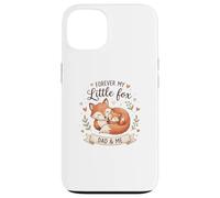 Custodia per iPhone 13 Forever My Little Foxes - Papà & Me Cute Wildlife