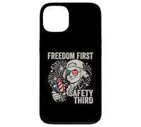 Custodia per iPhone 13 Freedom First Safety Terzo John Adams Divertente 4 luglio