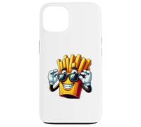 Custodia per iPhone 13 Fresco cartone animato patatine fritte con occhiali