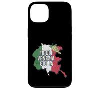 Custodia per iPhone 13 Friuli Venezia Giulia Italia Retro Regione Mappa Vintage