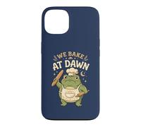 Custodia per iPhone 13 Frog We Bake At Dawn Funny Baking Humor Meme 2