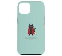 Custodia per iPhone 13 Funny Knight Cat Not Today Fartin Cattitude M'Lord Dad Mom