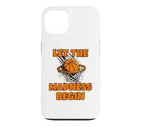 Custodia per iPhone 13 Funny Let the Madness Begin Basketball Bracket Players Lover
