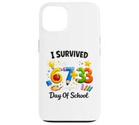 Custodia per iPhone 13 Funny meme I Survived 100 Days of School 67 Six Seven