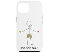 Custodia per iPhone 13 Funny Men Bocce Ball, Boy Bocci Gifts