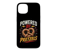 Custodia per iPhone 13 Funny Pretzel Saying Humor Joke Gag Powered By