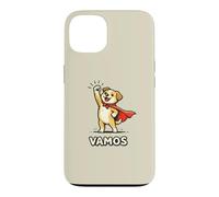 Custodia per iPhone 13 Funny Puppy Vamos Carino Cartoon Guerriero Cane Pugno Bump Meme