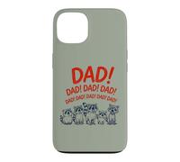 Custodia per iPhone 13 Funny Raccoon Dad Yelling Raccoons Father's Day