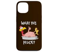 Custodia per iPhone 13 Funny Turkey What the Pluck Camicia del Ringraziamento Uomo Donna