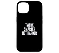 Custodia per iPhone 13 Funny Twerk Smarter Not Harder Silly Dance Joke