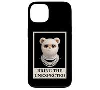 Custodia per iPhone 13 Funny Wild tEDDY bEAR With Fur Mask Bring the Unexpected