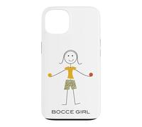Custodia per iPhone 13 Funny Women Bocce Ball, Girl Bocci Gifts